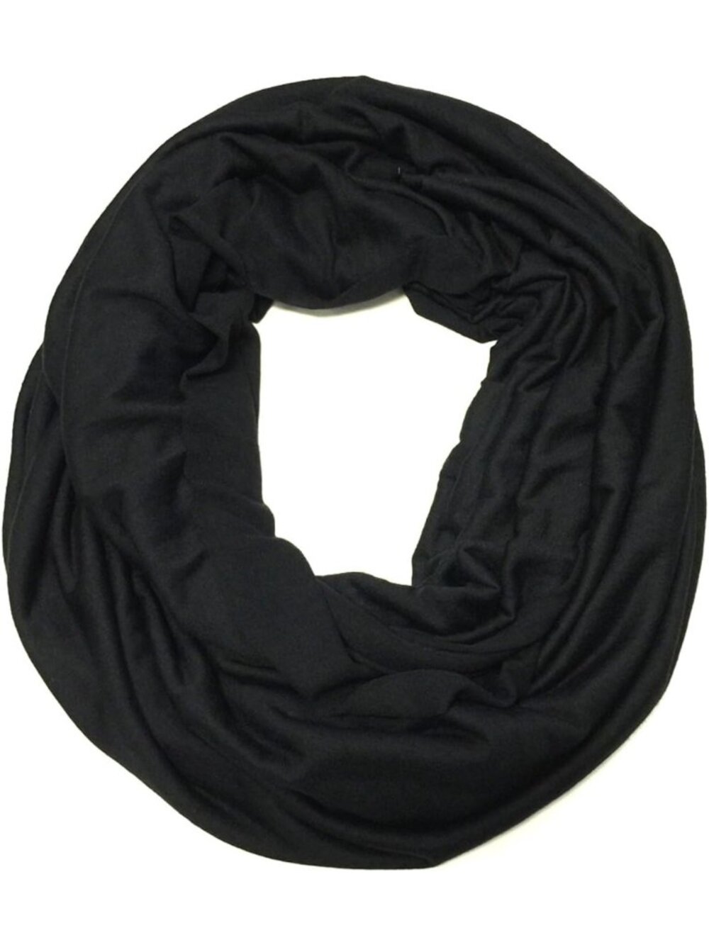 Cozy Soft Jersey Knit Infinity Scarf - Versatile Fashion Accessory for All